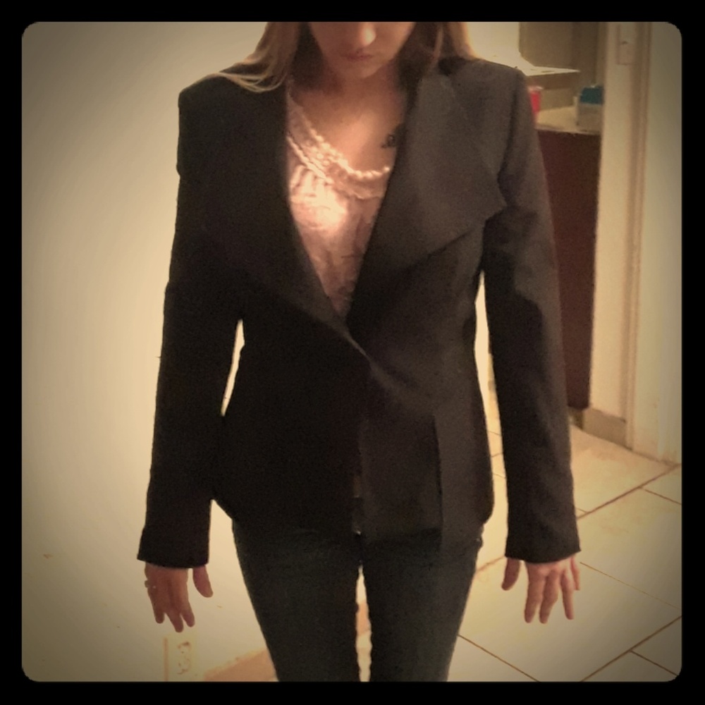 Black formal blazer